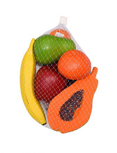 RUBBABU 8 Realistic Fruits Made by Natural Rubber Safe & Soft Toy for Kids, Baby,Girl, Boy & Toddlers- Multicolor