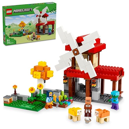 LEGO Minecraft® The Windmill Farm Video-Game Set Gift 21262