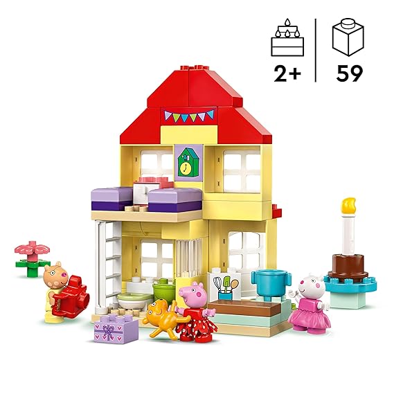 LEGO DUPLO Peppa Pig Birthday House Playset 10433