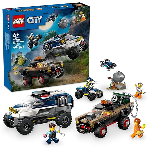 LEGO City Off-Road Police Car Chase Set 60449