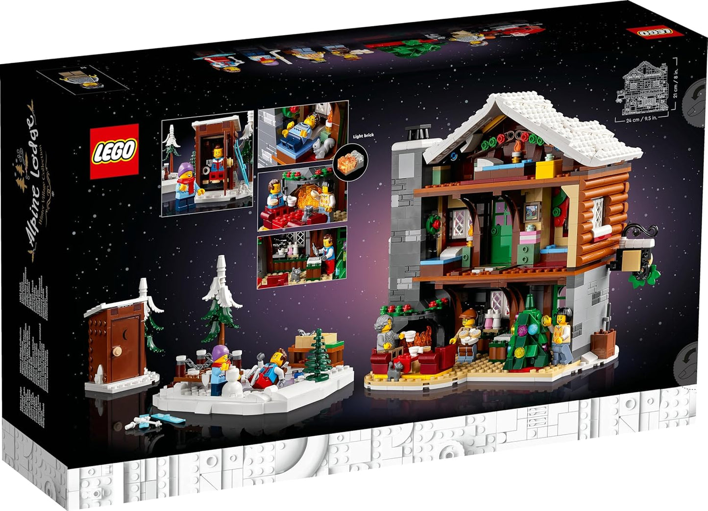 LEGO Icons Alpine Lodge 10325 Building Kit (1,517 Pieces)