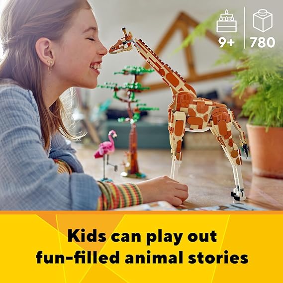 LEGO Creator Wild Safari Animals Set, Giraffe, Gazelles and Lion 31150