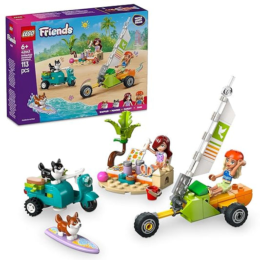LEGO Friends Surfing Dogs and Scooter Adventure  42641