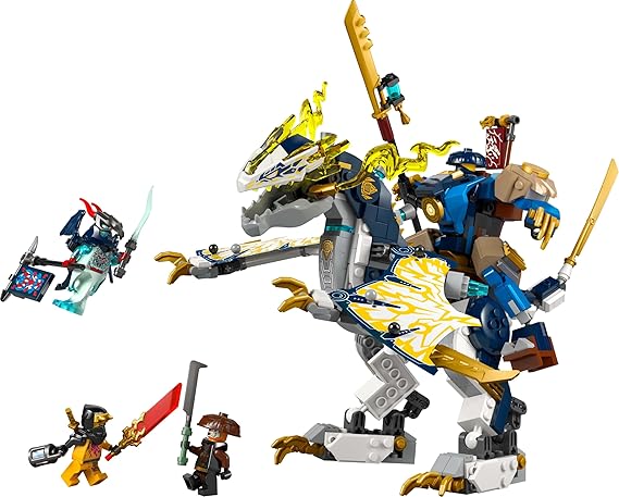LEGO NINJAGO Rogue’s Mech Dragon Rider Ninja Toy 71843