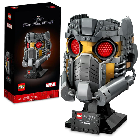 LEGO Marvel Star-Lord’s Helmet 76251 Building Kit (602 Pieces)
