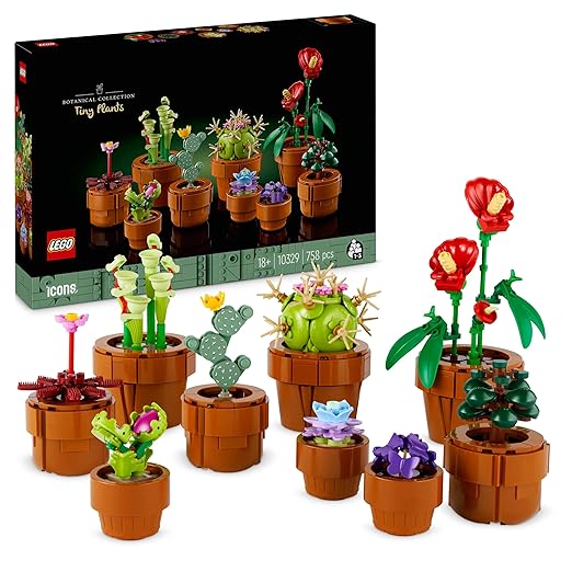 lego Icons Tiny Plants Building Set for Adults 10329