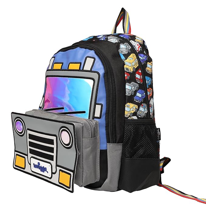 SMIGGLE 3D Car Movin' Junior Id Backpack