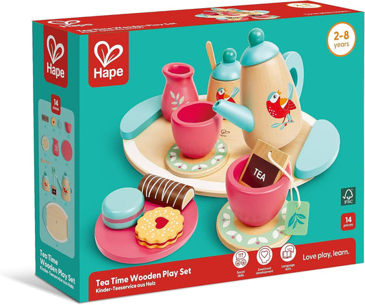 Hape Unisex Kids Wood Felt Tea Set