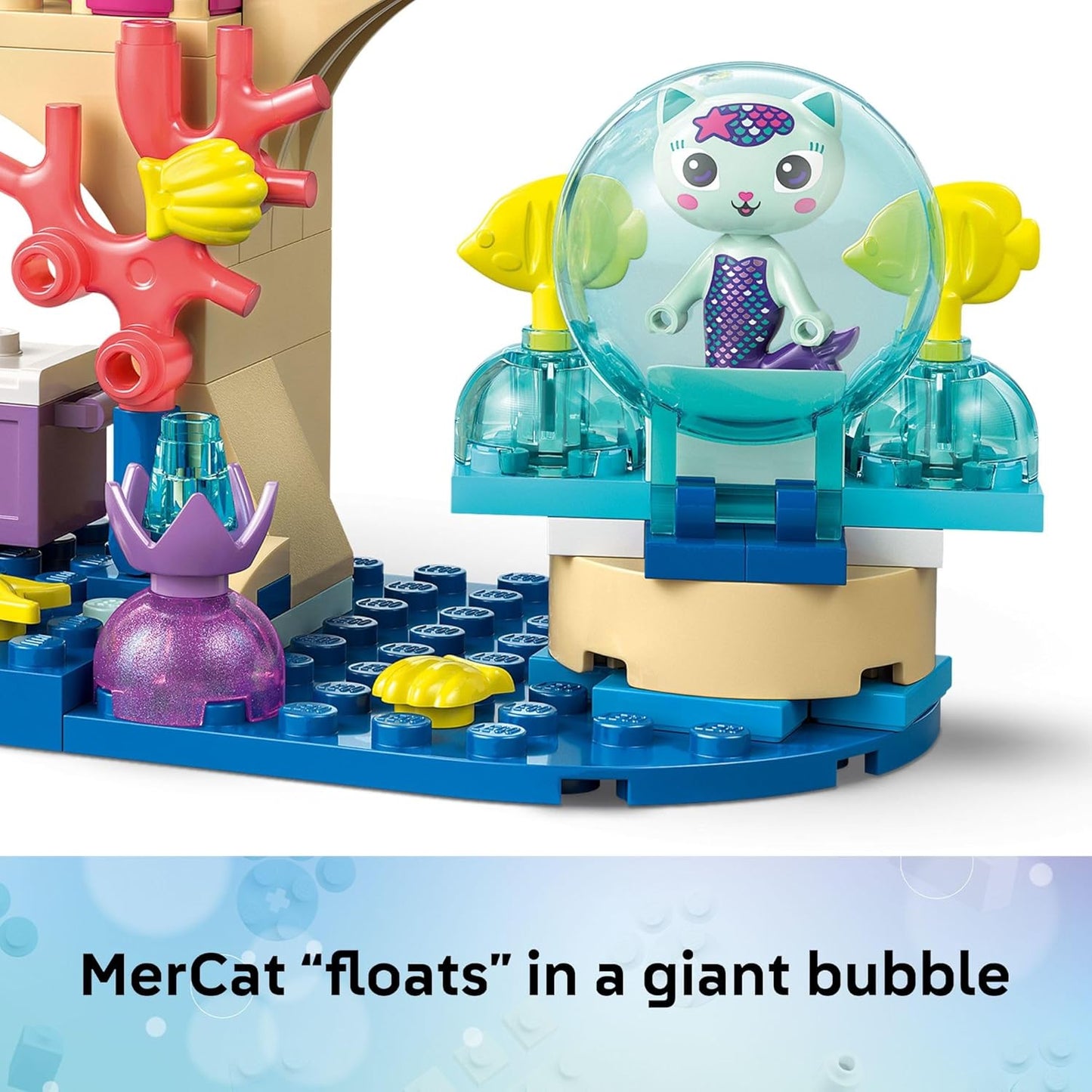 LEGO Gabby’s Dollhouse Mermaid Gabby’s Aquarium Adventure Building Blocks