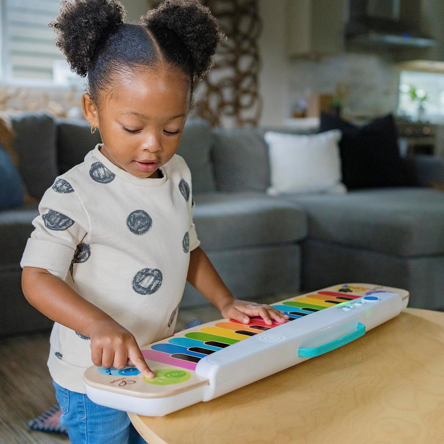 Baby Einstein Notes & Keys Magic Touch Wooden Electronic Keyboard
