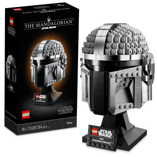 LEGO Star Wars The Mandalorian Helmet 75328 Building Kit (584 Pieces)