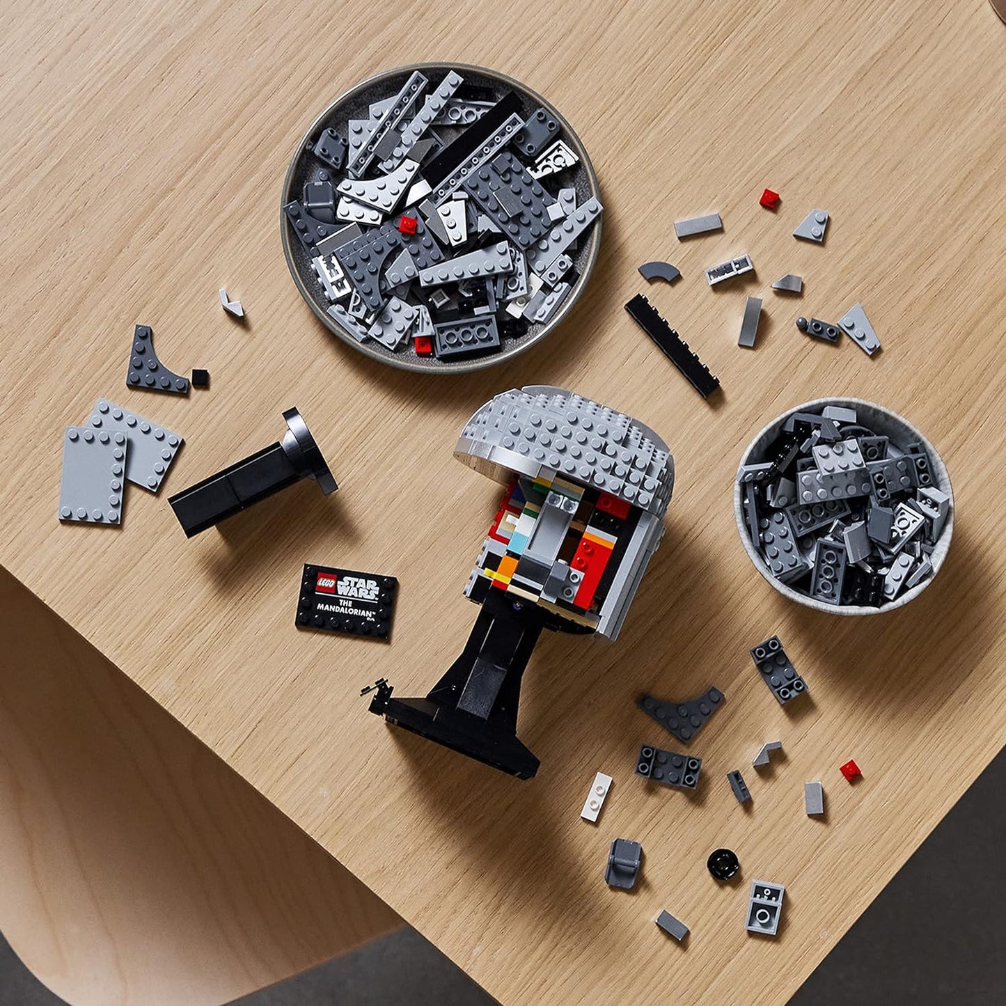 LEGO Star Wars The Mandalorian Helmet 75328 Building Kit (584 Pieces)
