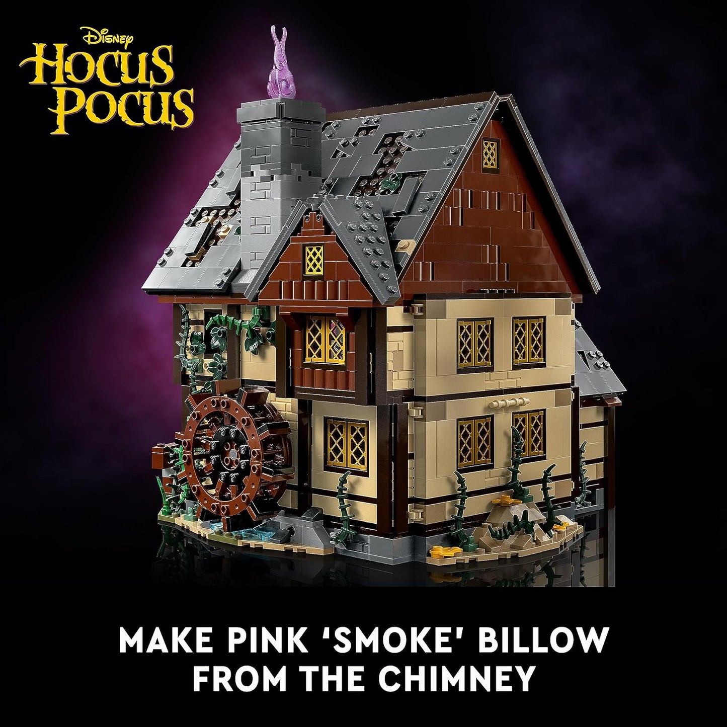 LEGO Ideas Disney Hocus Pocus: The Sanderson Sisters' Cottage 21341 (2,316 Pieces)