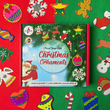 Kalakaram Christmas Ornaments Painting Kit, Creative and Cheerful Christmas Kit for Kids Ages 5 or More, Set of 15 Ornaments, Christmas Gift for Kids, Girls and Boys