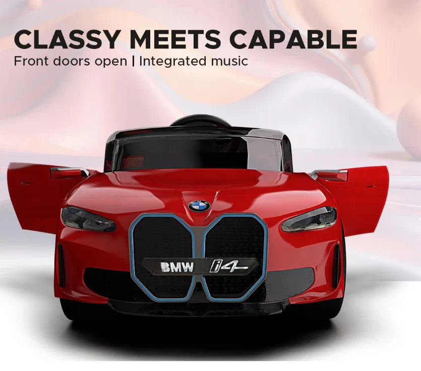 EMotorad BMW i4 Ride-On Car for Kids-(Red)
