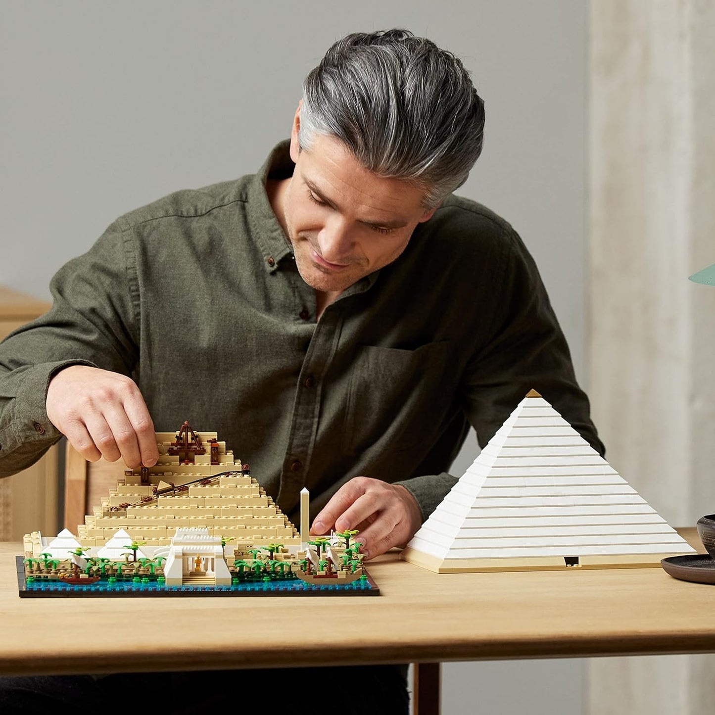LEGO Architecture Great Pyramid of Giza 21058 Building Kit (1,476 Pieces), Multi Color