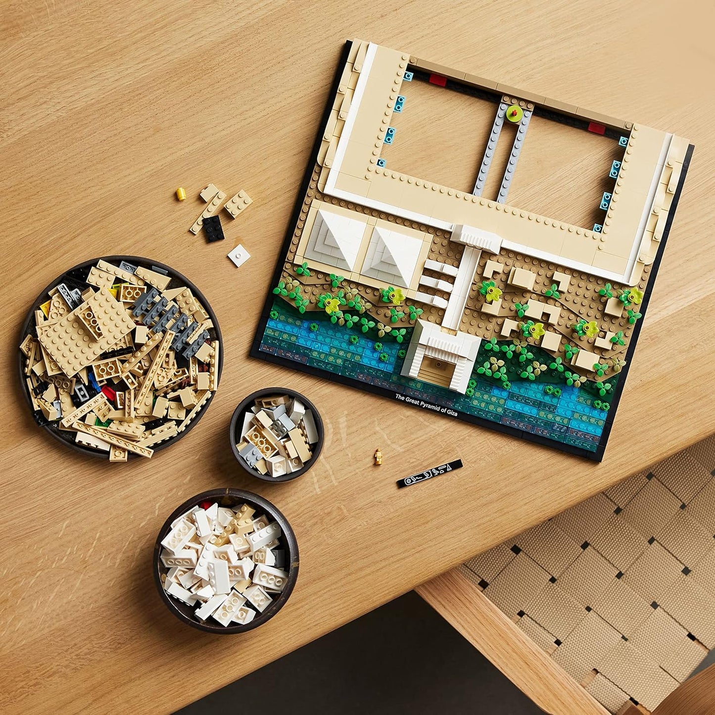 LEGO Architecture Great Pyramid of Giza 21058 Building Kit (1,476 Pieces), Multi Color