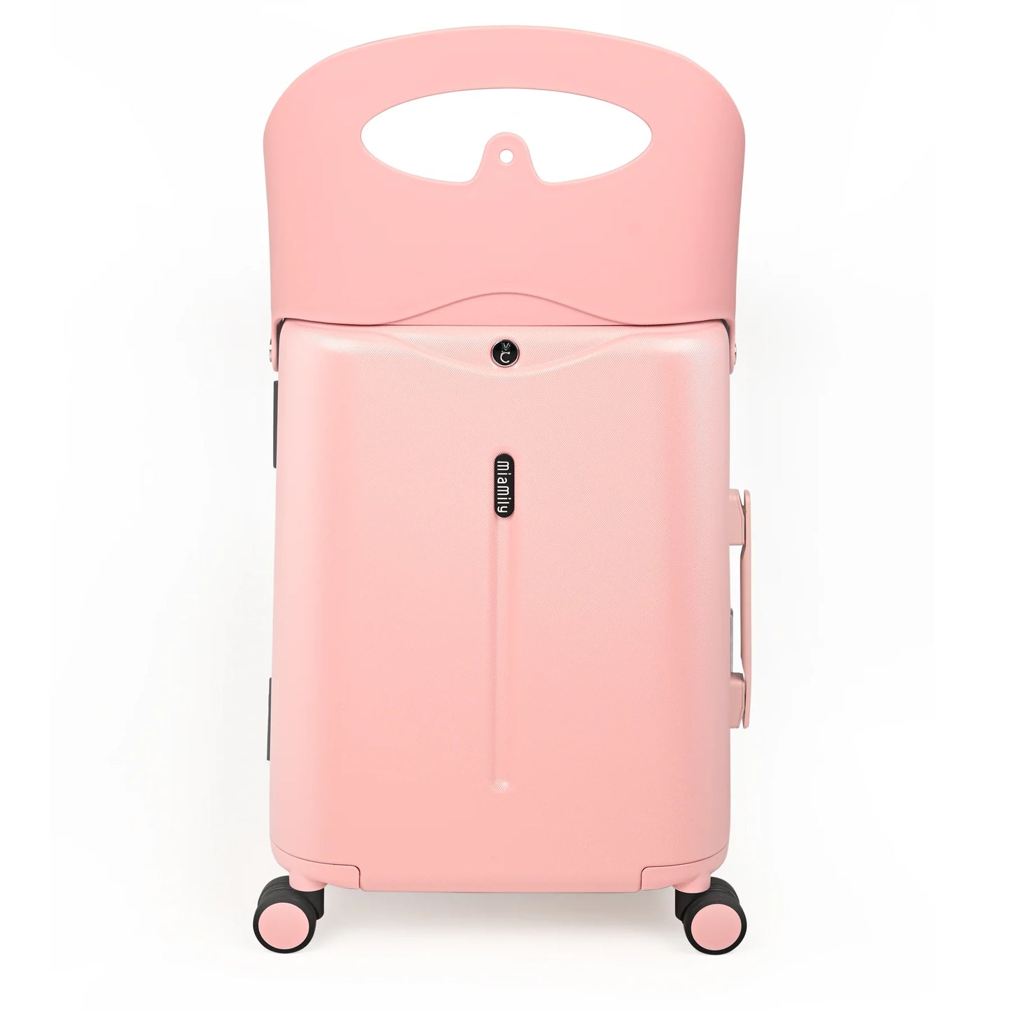 MIAMILY DUSTY PINK RIDE-ON TROLLEY CARRY-ON LUGGAGE 18 INCHES