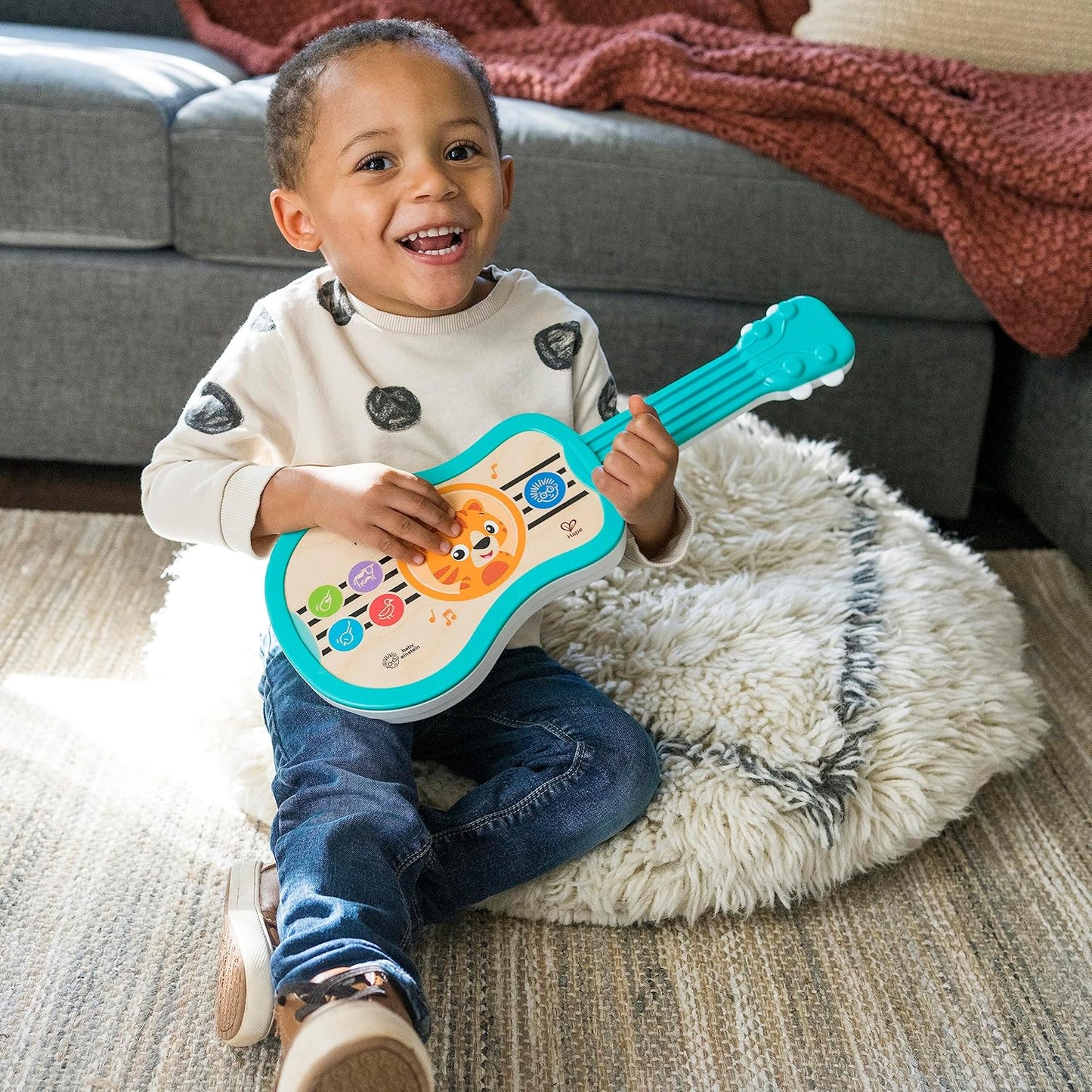 Baby Einstein Sing & Strum Magic Touch Ukulele Wooden Musical Toy