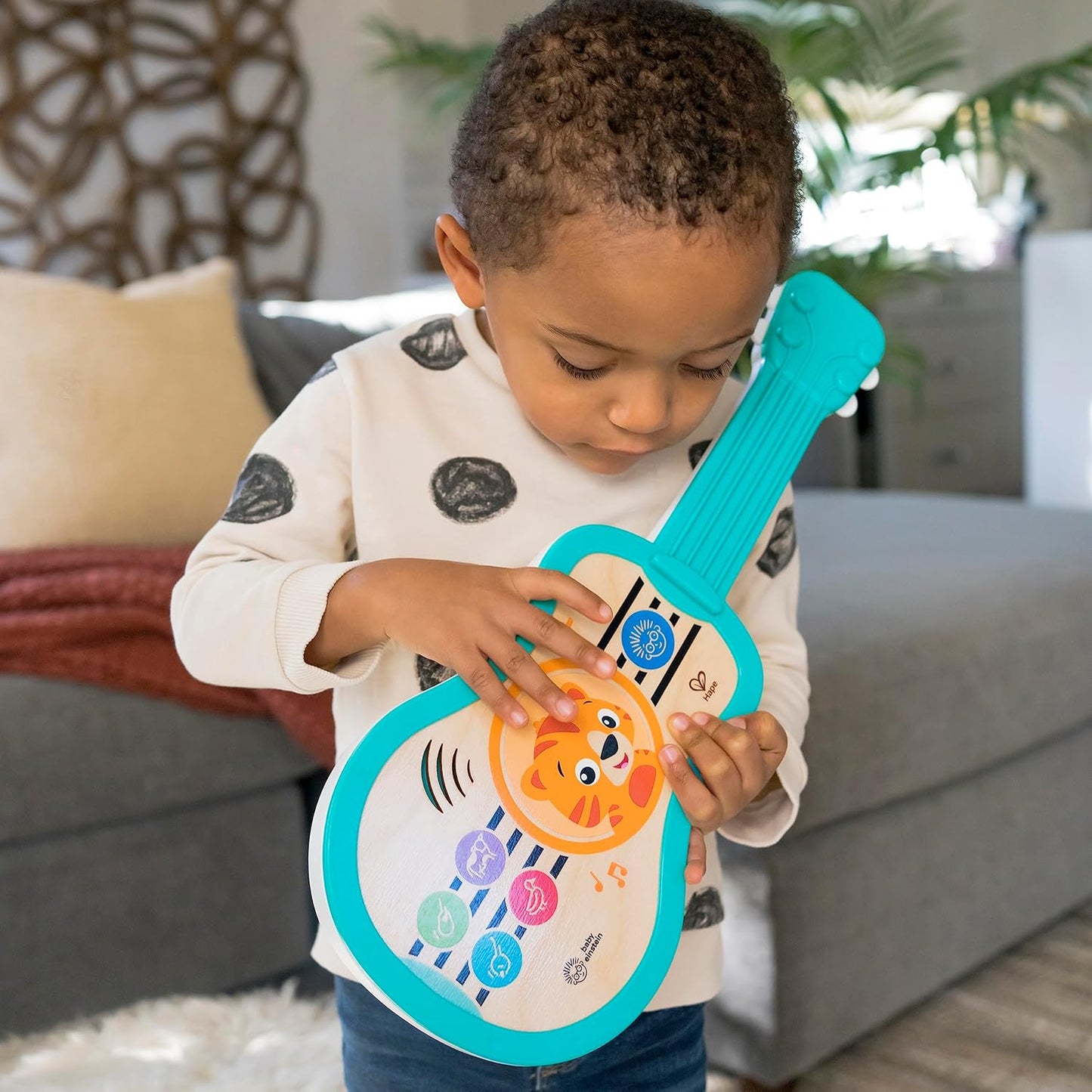 Baby Einstein Sing & Strum Magic Touch Ukulele Wooden Musical Toy