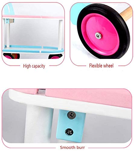 Toys Uncle Doctors Kit Medical Trolley Wooden Toy in with Wheels Role Play Fun Playset for Kids Boys Girls Age 3 Years and Up