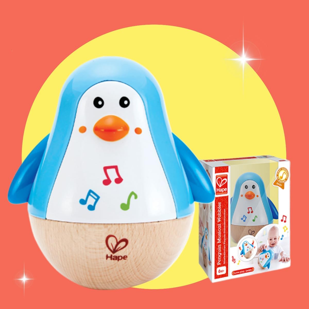 Hape Penguin Musical Wobbler
