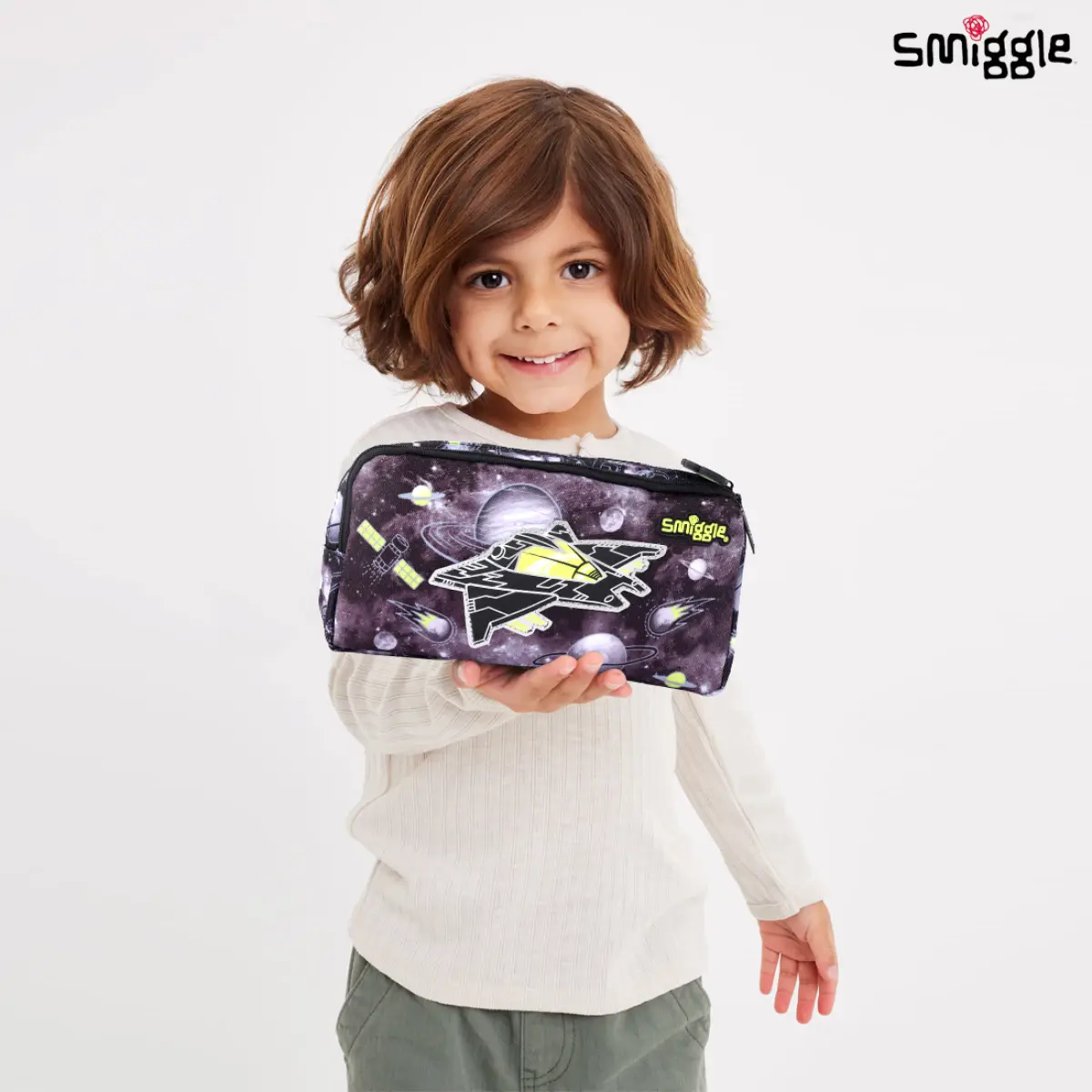 Smiggle Space Aircraft Pouch