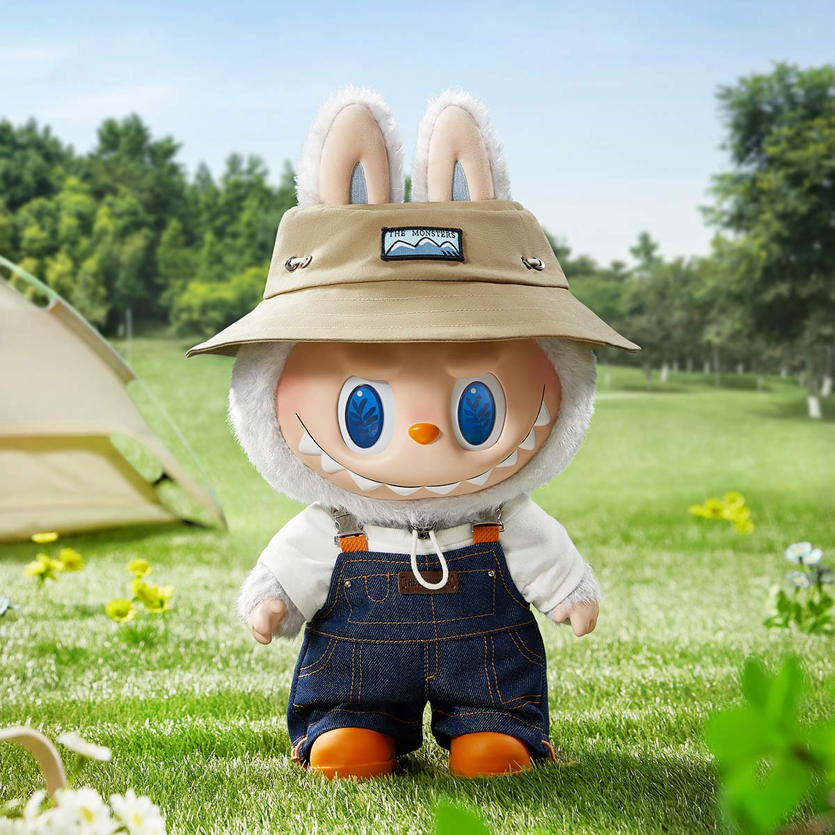 Big Size 40 Cm Labubu , THE MONSTERS FALL IN WILD SERIES-Vinyl Plush Doll