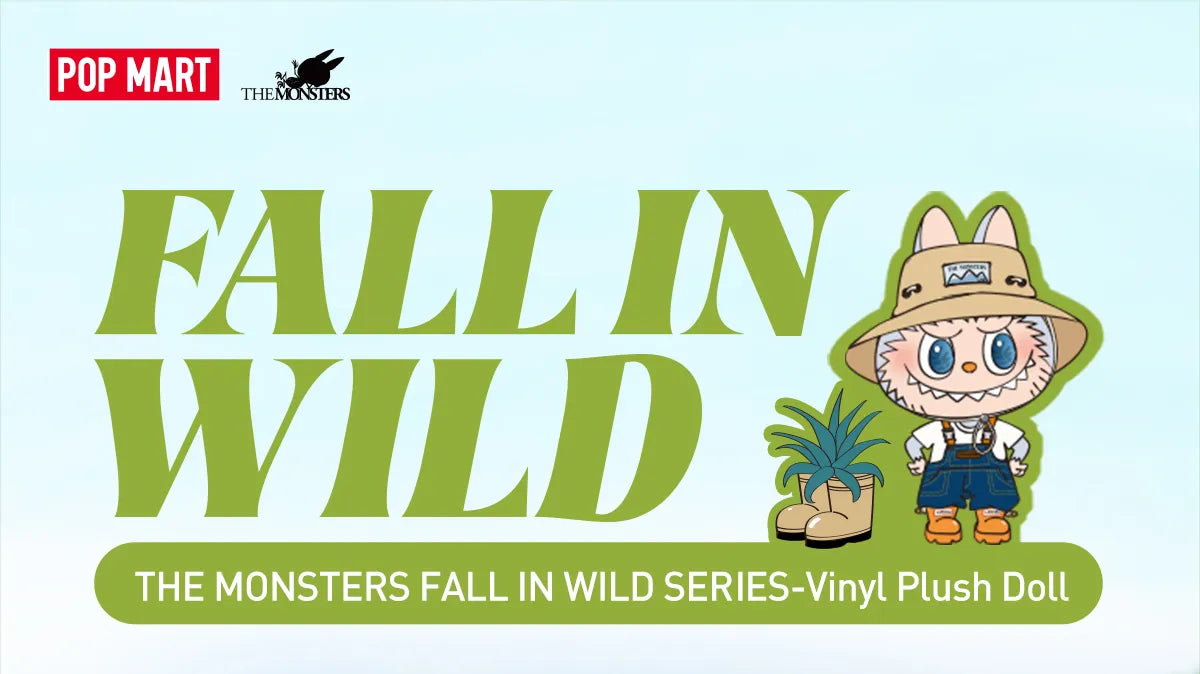 Big Size 40 Cm Labubu , THE MONSTERS FALL IN WILD SERIES-Vinyl Plush Doll
