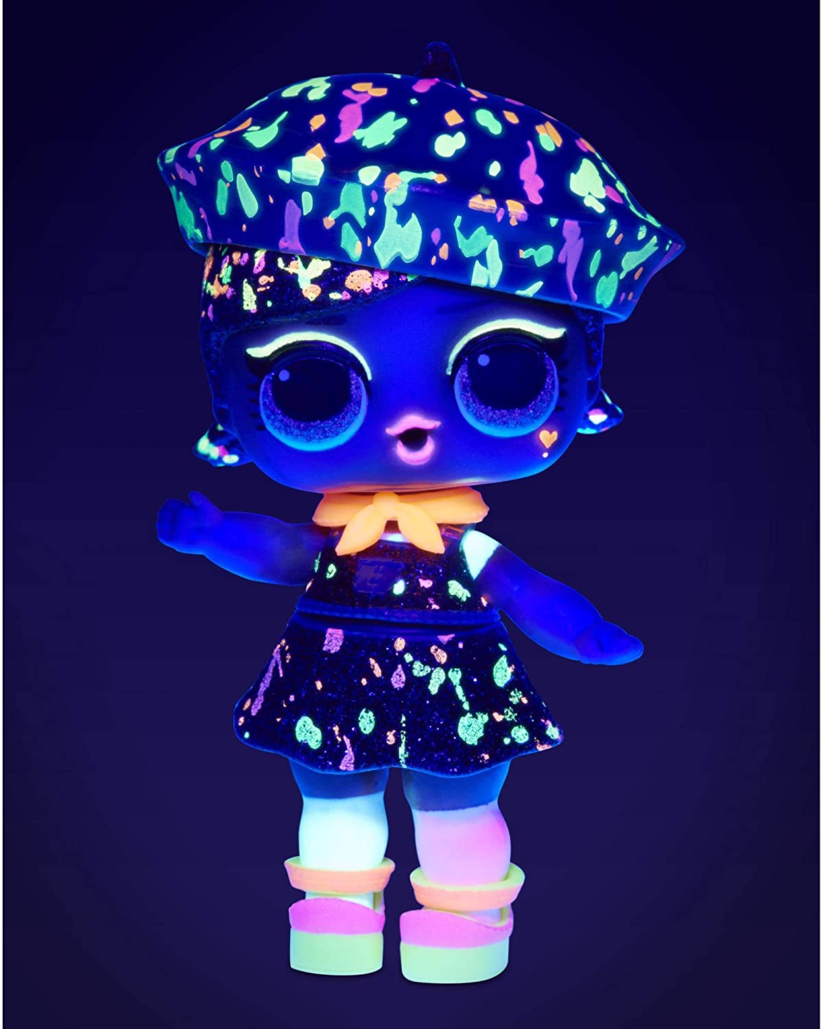 LOL Surprise! Lights Glitter Doll with 8 Surprises Including Black Light Surprises