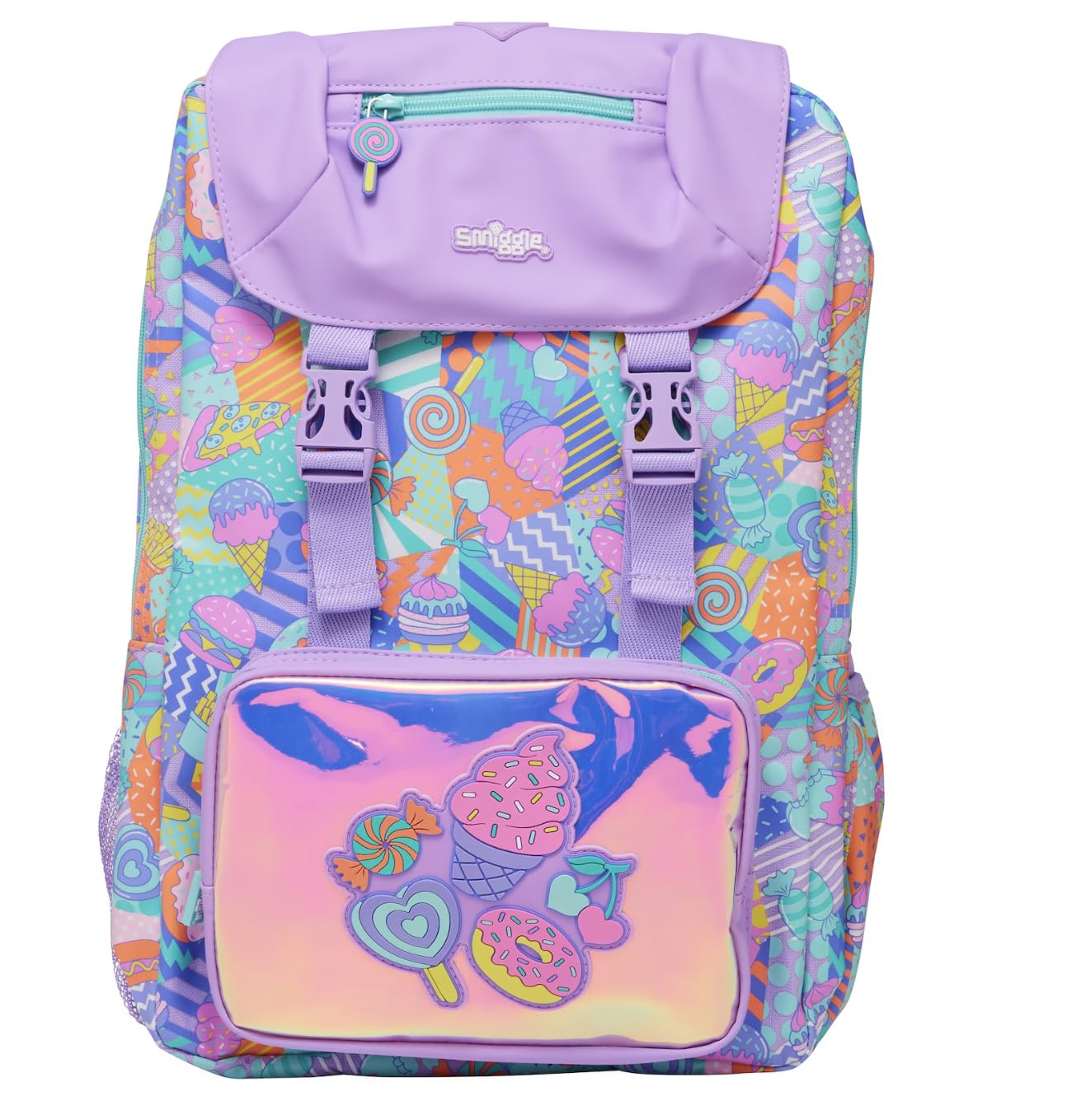Smiggle Foldover Lilac Bag