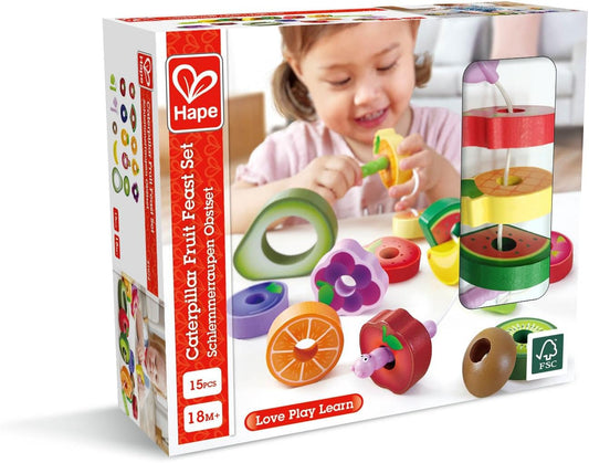 Hape Caterpillar Fruit Feast Playset