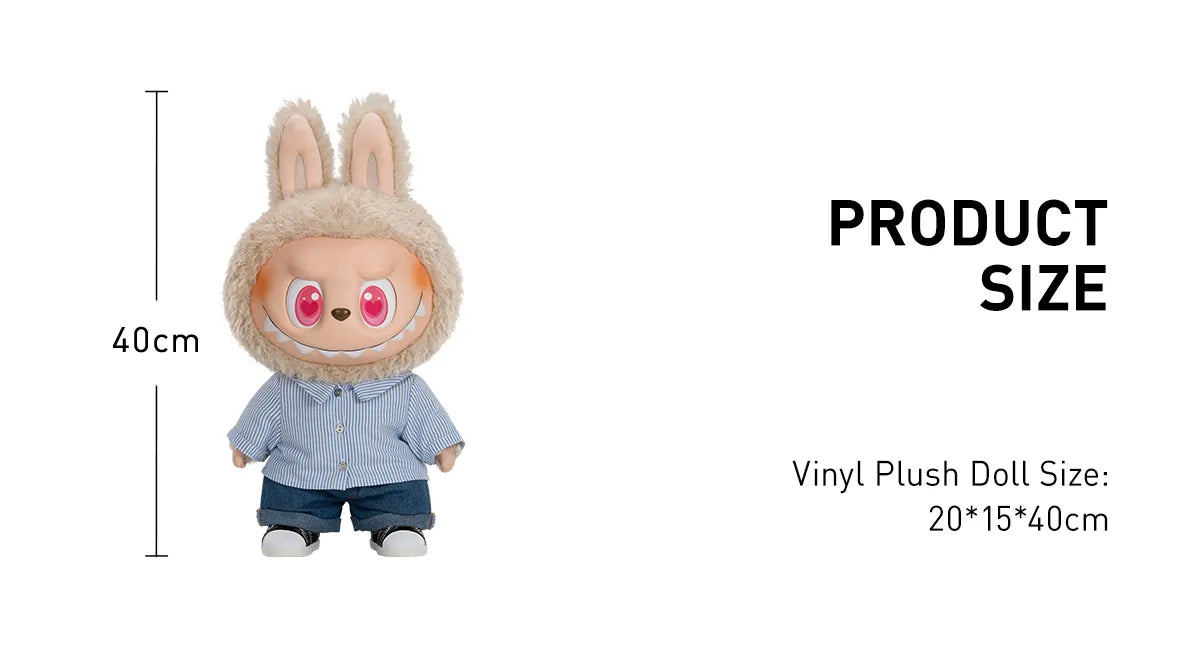 Big Size 40 CM Labubu , The Monsters Flip With Me