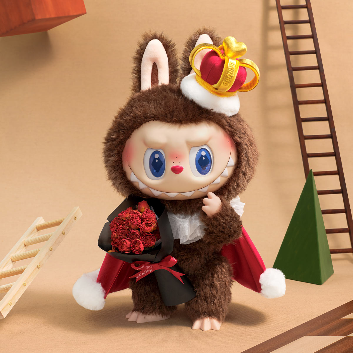 Big Size 38 CM Let's Checkmate Series-Vinyl Plush Doll