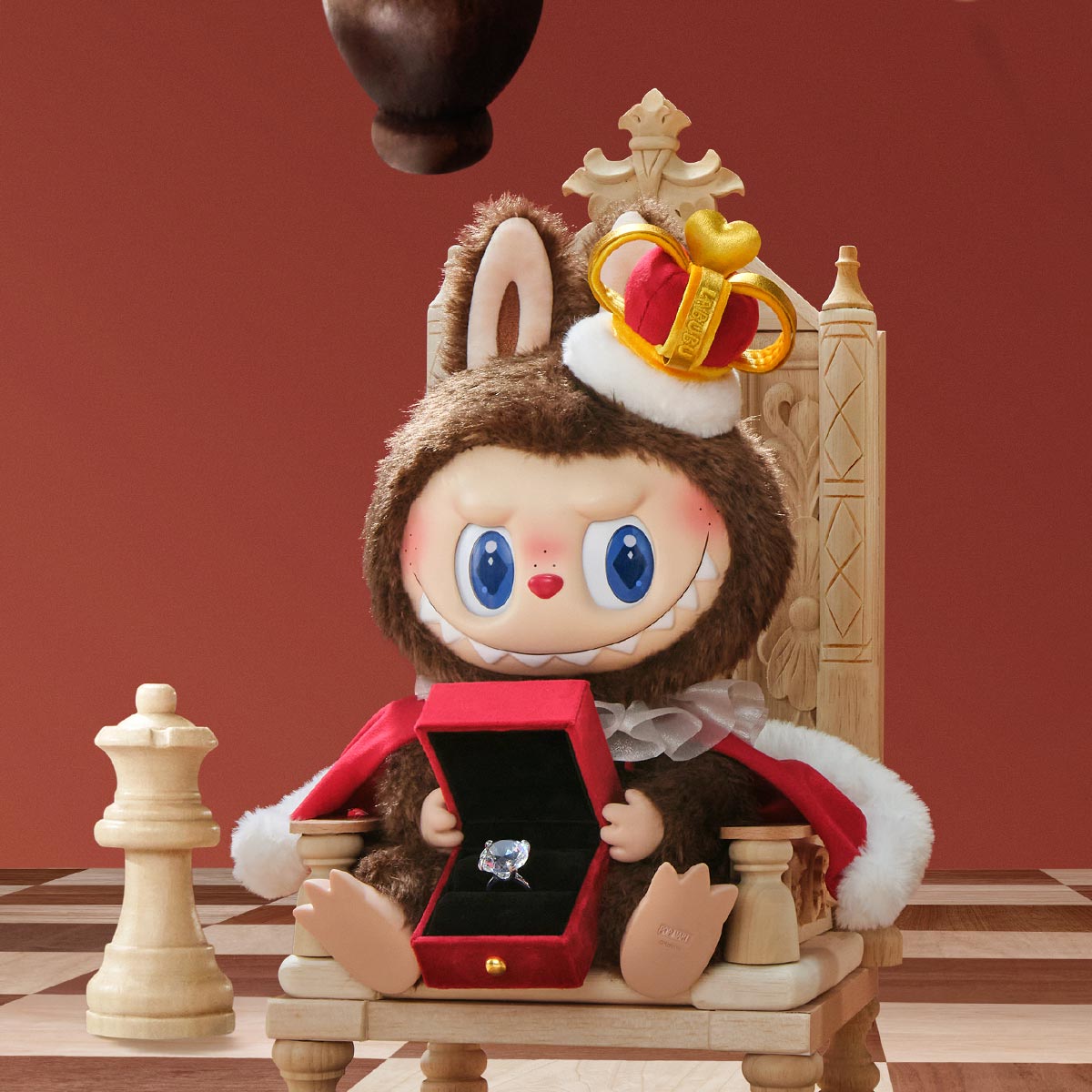 Big Size 38 CM Let's Checkmate Series-Vinyl Plush Doll