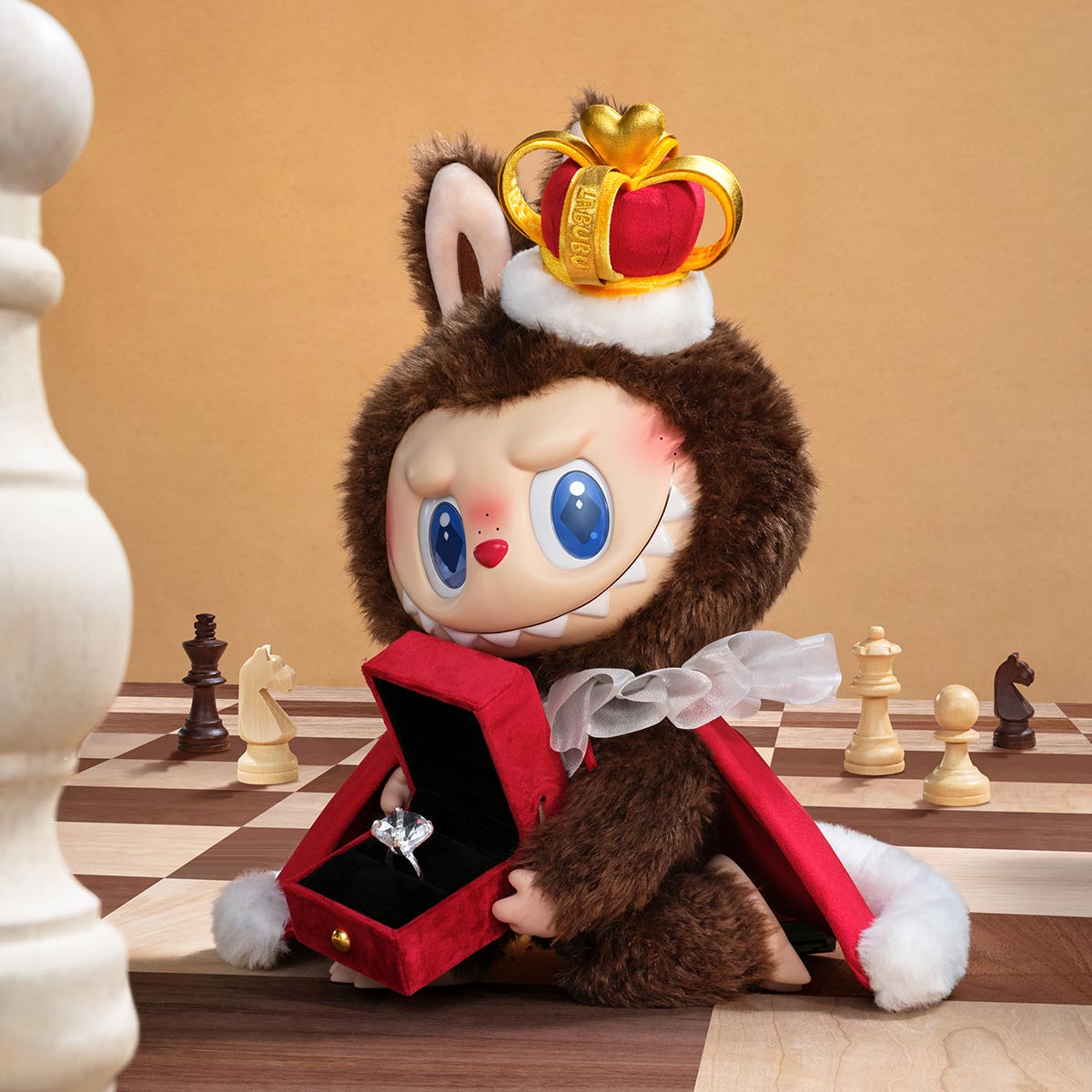 Big Size 38 CM Let's Checkmate Series-Vinyl Plush Doll