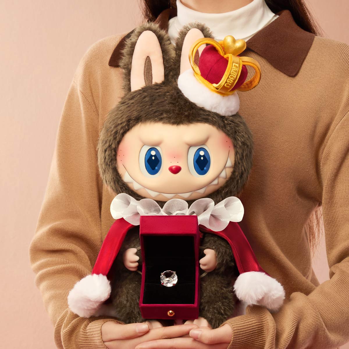 Big Size 38 CM Let's Checkmate Series-Vinyl Plush Doll