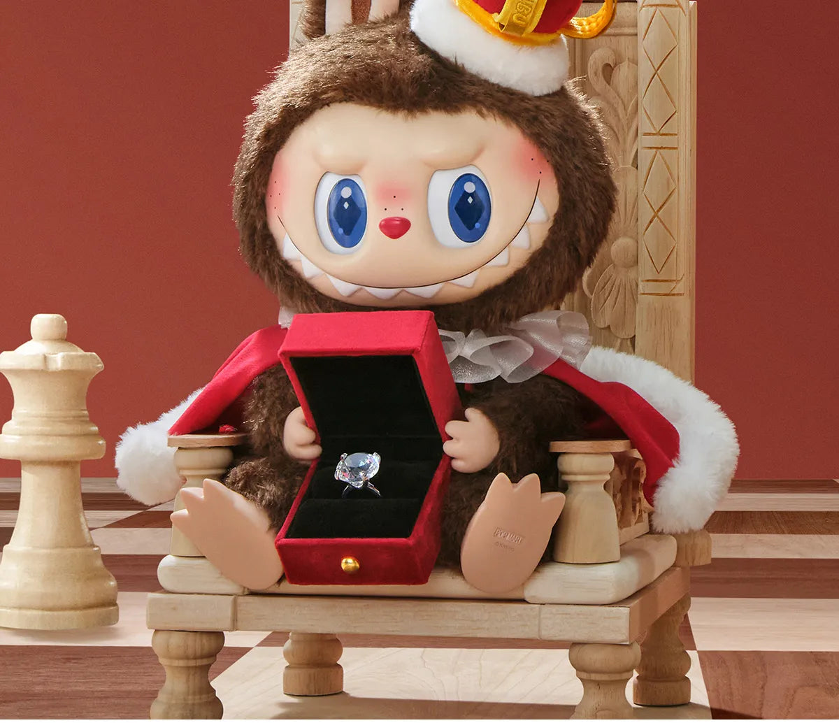 Big Size 38 CM Let's Checkmate Series-Vinyl Plush Doll