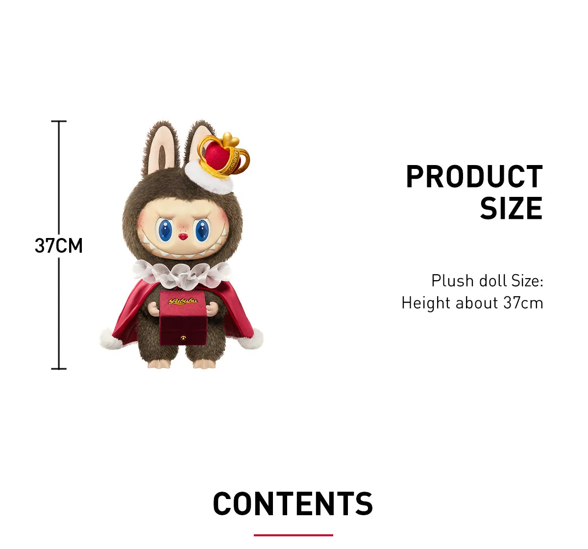 Big Size 38 CM Let's Checkmate Series-Vinyl Plush Doll