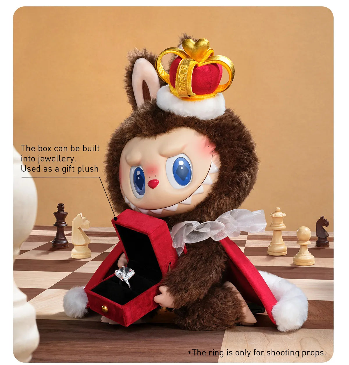 Big Size 38 CM Let's Checkmate Series-Vinyl Plush Doll