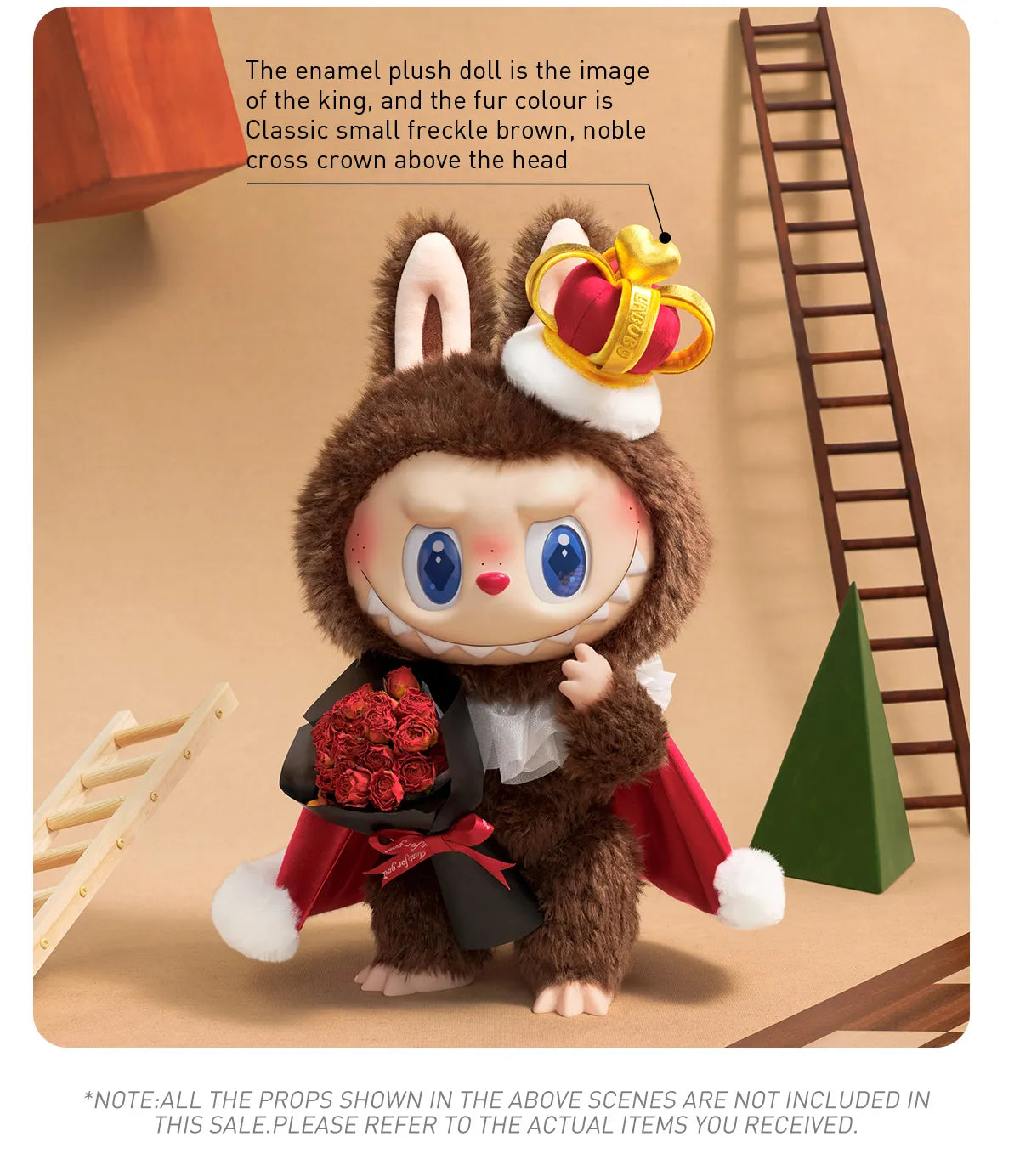 Big Size 38 CM Let's Checkmate Series-Vinyl Plush Doll