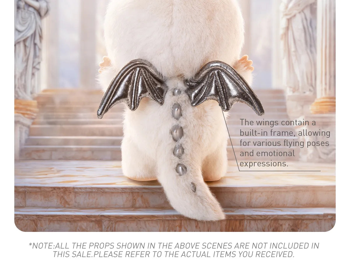 Big size 2 Feet Labubu , Zimomo THE MONSTERS - ANGEL IN CLOUDS