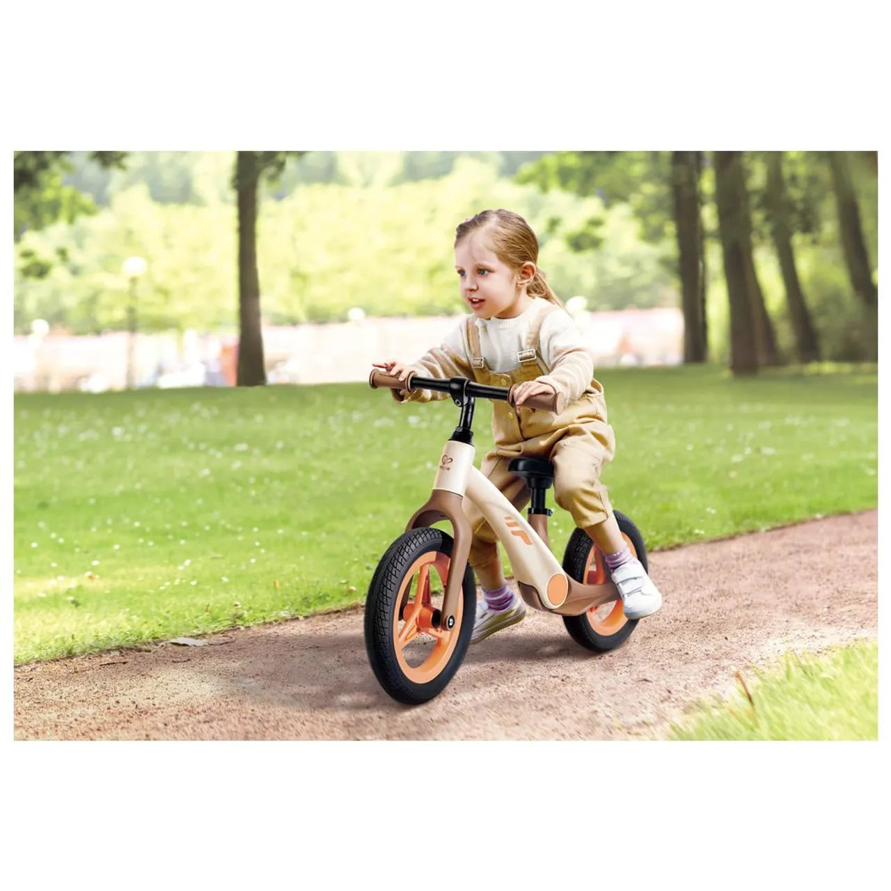 Hape - Lightweight Learner Balance Bike / Cycle - Beige