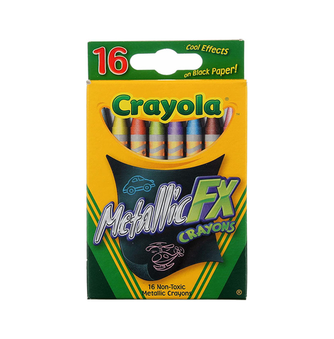 Crayola Metallic FX Crayons (2-Pack of 16)
