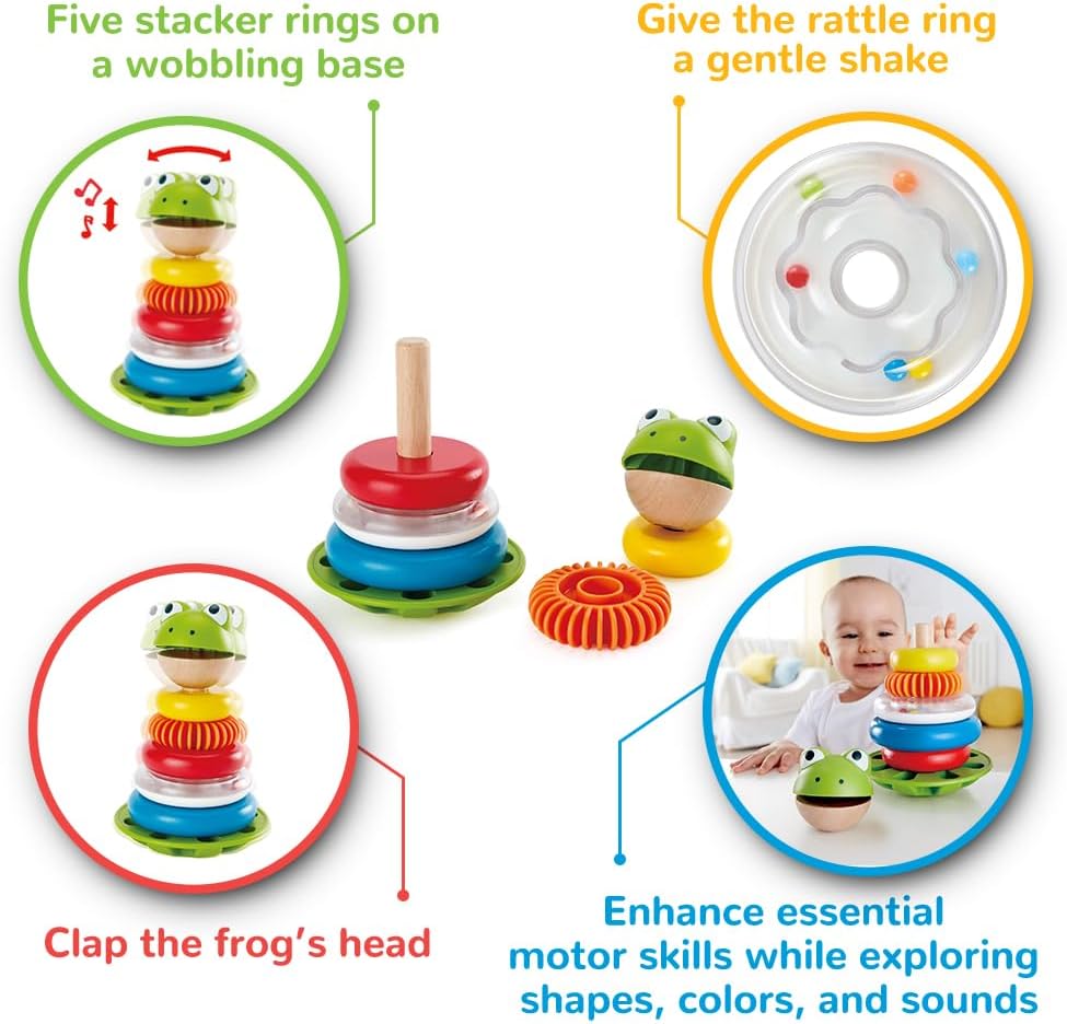 Hape Mr. Frog Stacking Rings