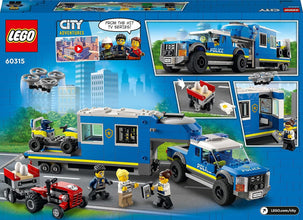 LEGO City Police Mobile Comm& Truck 60315 Building Kit (436 Pcs),Multicolor