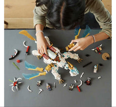 LEGO Ninjago Zane'S Ice Dragon Creature 71786 Building Toy Set (973 Pieces)|Multicolor