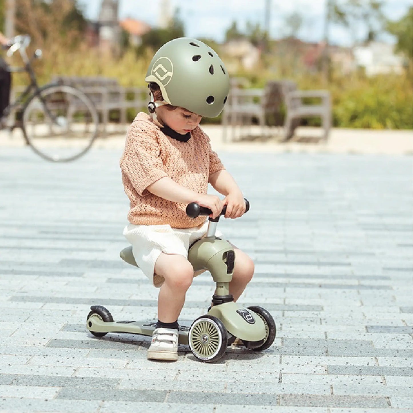 Scoot and Ride Highwaykick 1 - Olive