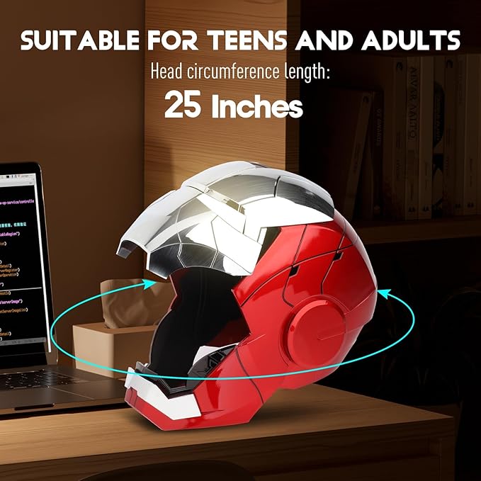 Iron-Man MK 5 Electronic Helmet: Voice & Remote Controlled