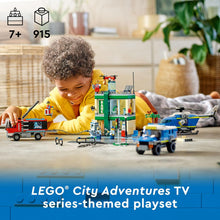 LEGO City Police Chase at The Bank 60317 Building Kit (915 Pcs),Multicolor